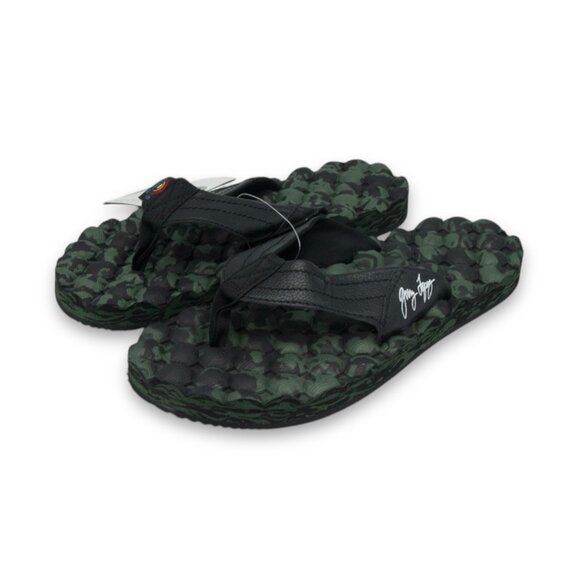 Rainbows Holoholo Gerry Lopez Dynamic Density Rubber Signature Mens Sandal New! main image 5